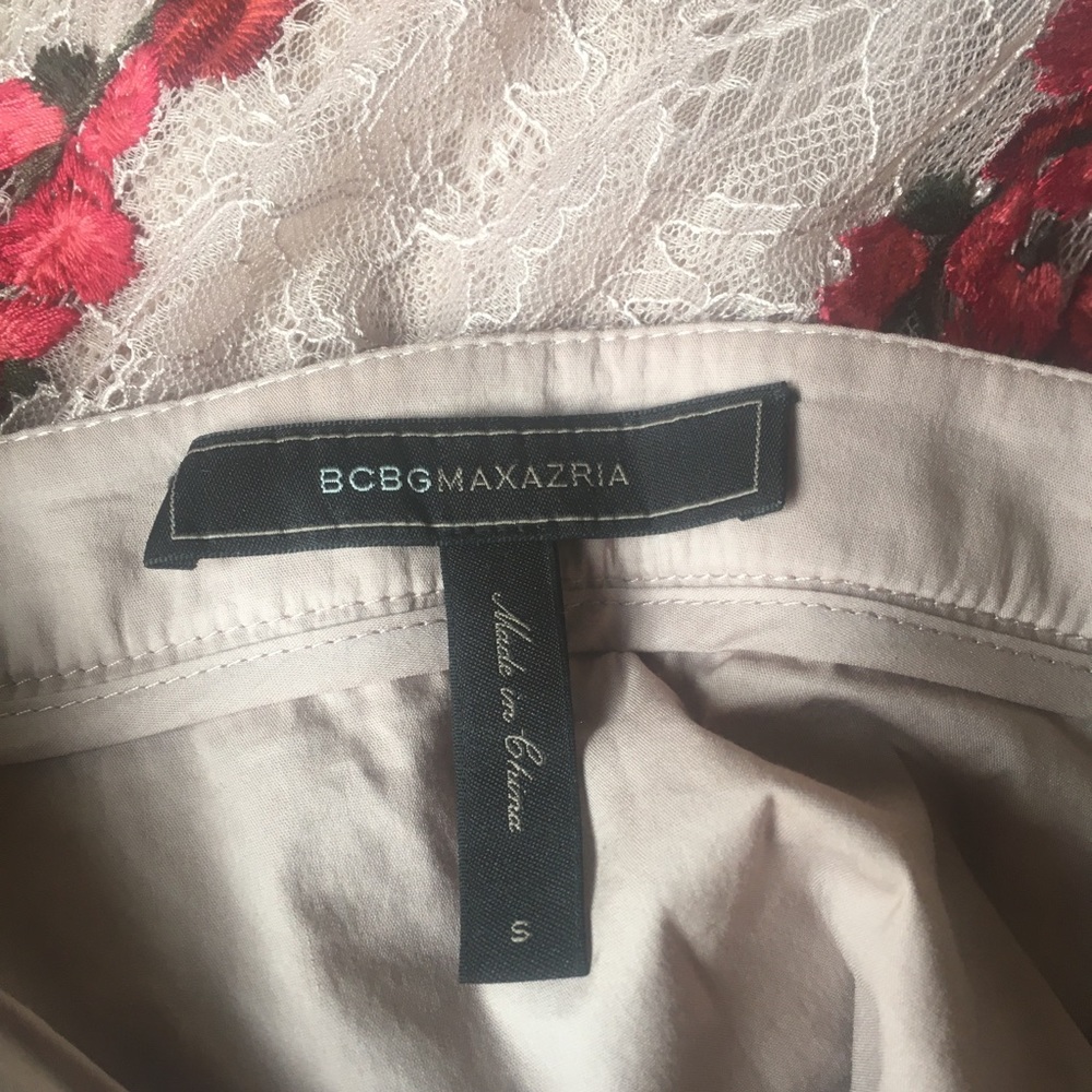BCBG MaxAzria Floral Embroidered Midi Skirt - Picture 5 of 7